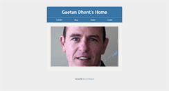 Desktop Screenshot of gaetandhont.be